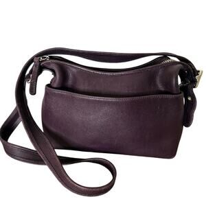 Vintage Coach Legacy 9136 Bag Women's Small Brown Leather Shoulder Purse Y2K